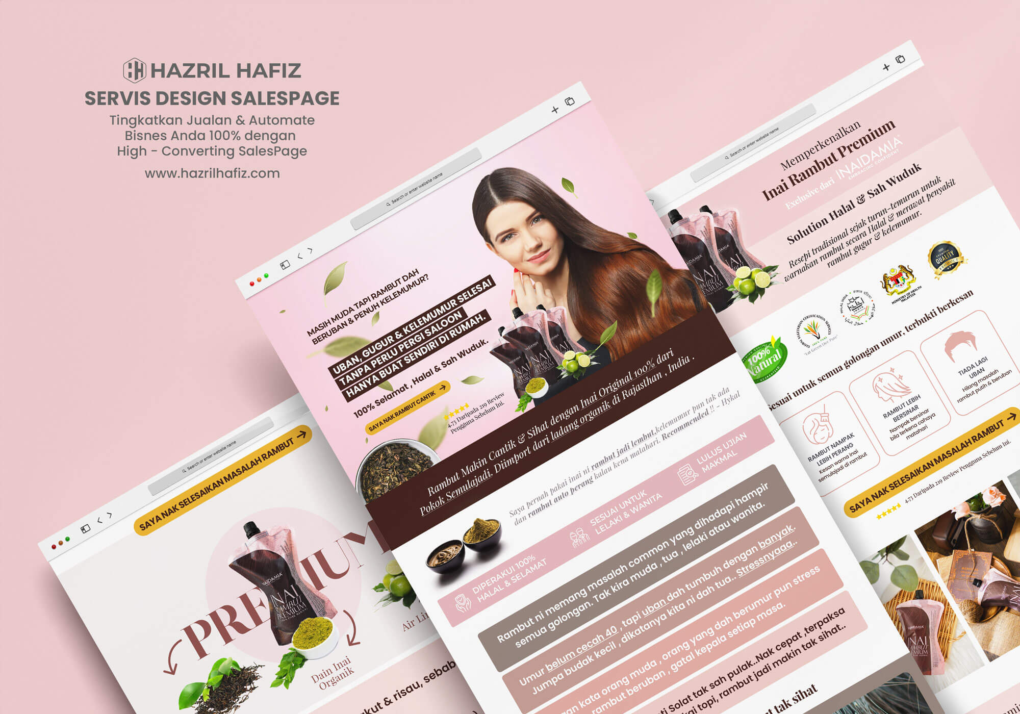 inai-rambut damia--desktop-view-salespage web design